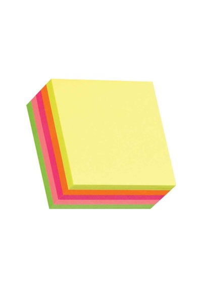 187613 Stıckn 50x50 Neon 5 Renk Küp 250 Yaprak Yaprak