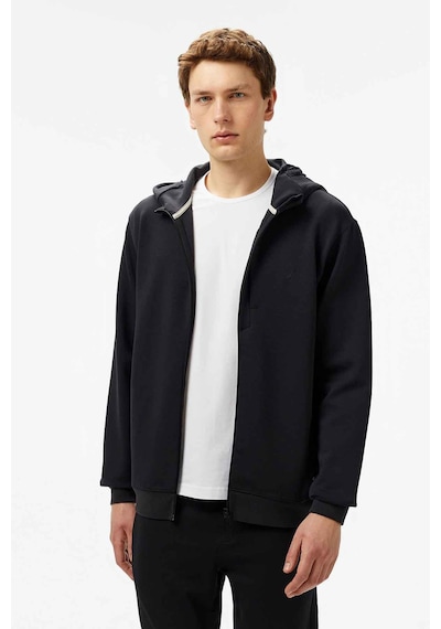 Nautica Erkek Regular Fit Kapüşonlu Sweatshirt - Siyah Siyah