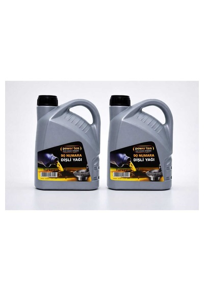 Power Ten 90 Numara Dişli Yağı 3 Litre  + 2 Adet