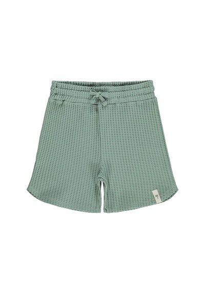 Civil Boys Basic Waffle 10-13 Yaş Şort - Yeşil Çağla Yeşili