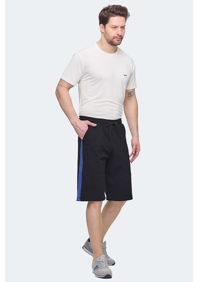 Slazenger Polona I Erkek Cepli Kapri Siyah Şort Siyah