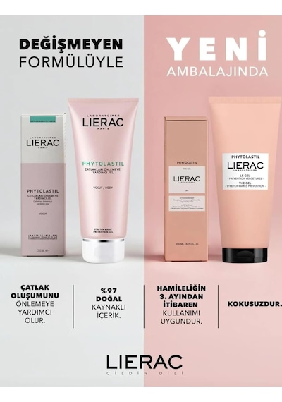 Lierac Phytolastil Gel Çatlak Kremi 200 Ml, 3701436932084