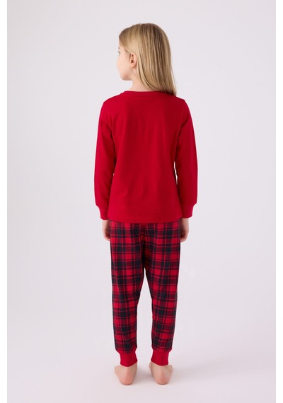 Arnetta Kız Çocuk Kırmızı Pijama Takımı Ar3105-c-v1 Kırmızı