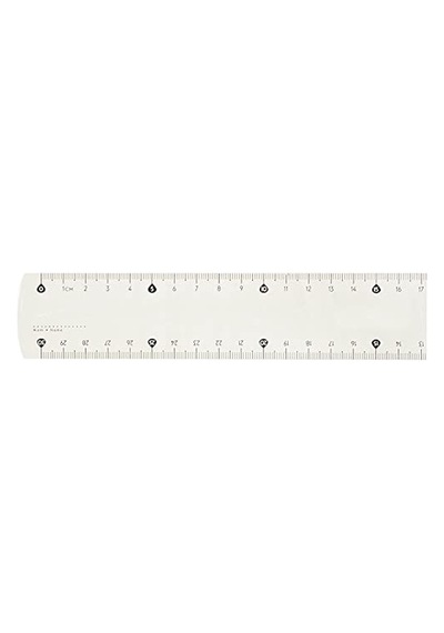 146109 30 Cm Trıple Desimetre Plastik Cetvel Çok Renkli