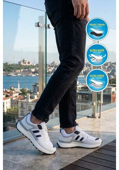 Walkway 26110 M Beyaz Erkek Spor Ayakkabı