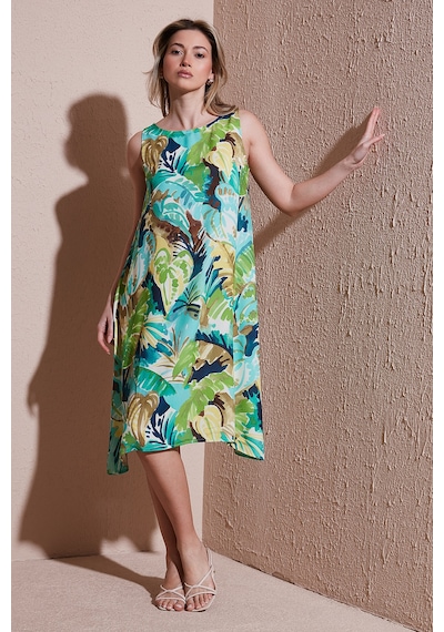 Fashion Friends Bayan Elbise 25y0630k1 Mavi Mavi