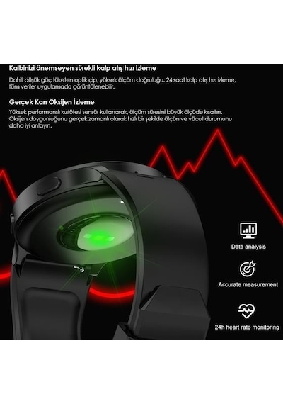 Buff Bw11 Akıllı Saat 1.43" Ip68 Metal Black ( Distribütör Garantili )