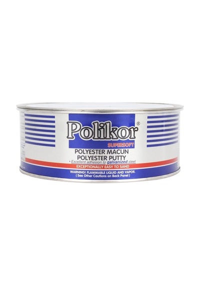 Polikor Süper Soft Çelik Macunu 900 Gram + Macun Sertleştirici