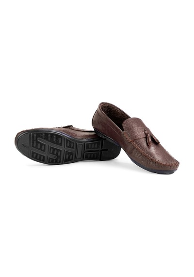Noble Hakiki Deri Erkek Günlük Ayakkabı, Rok Loafer Ayakkabı