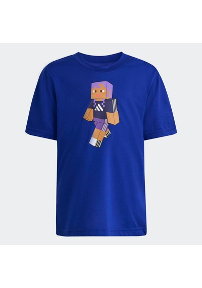 Adidas Minecraft Training Çocuk Mavi Tişört Ka0249 Mavi