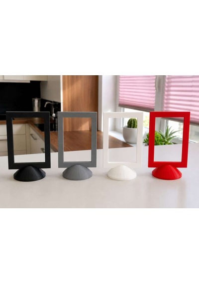 3d Baskı Modern Fotoğraf Çerçevesi - Masaüstü Ve Raf Üstü Dekoratif Resimlik-siyah Diğer