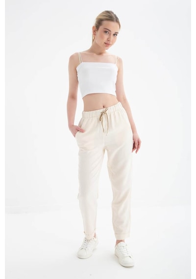 Fashion Friends Rahat Bej Kadın Pantolon 25y0250k1 Bej