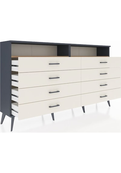 Arges Konsol 2 Raflı 8 Çekmeceli 176x30x99 Antrasit-çam/aytaşı Atlas Çam/aytası - Antrasıt Arges Konsol 2 Raflı 8 Çekmeceli 176x30x99 Antrasit-çam/aytaşı Atlas Çam/aytası - Antrasıt