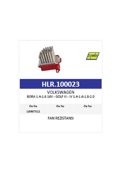Fan Rezistansı Vw Bora 1.4-1.6 16v - Golf Iıı - Iv