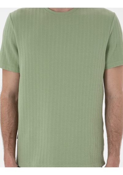 Pierre Cardin Erkek Açık Haki Tişört 50302581-vr183 Açık Haki