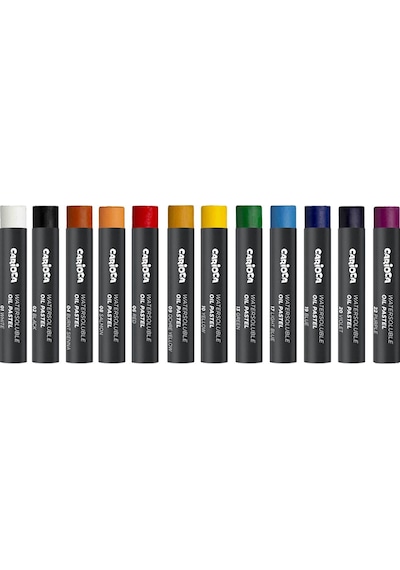 Carioca Plus Watersoluble Yağlı Pastel 12li Suda Çözünür Çok Renkli