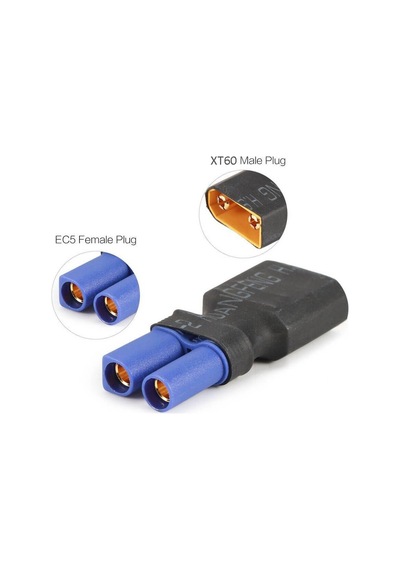 Wozlo Xt60 Fiş Erkek To Ec5 Fiş Dişi Konnektör Kablosuz Adaptör Rc Lipo Pil