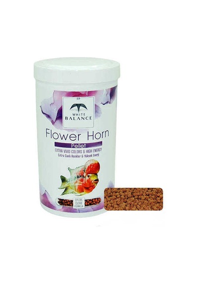White Balance Flower Horn Balık Yemi 1000 ml