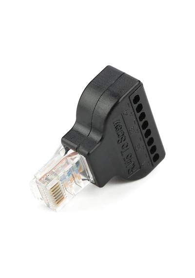 Rj45 To Screw Terminal Vidalı Klemens Çevirici