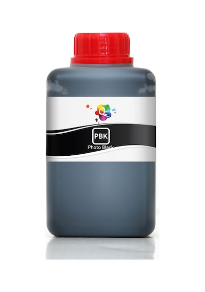 QC Epson EcoTank Uyumlu Mürekkep 500ml PBK Photo Black Foto Siyah Dye