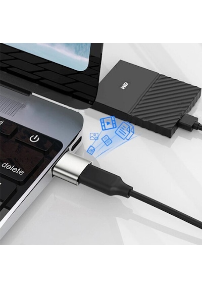 Usb To Type-C Dişi Çevirici Dönüştürücü Adaptör