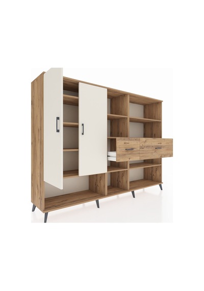 Hyperion Dolap 10 Raflı 2 Çekmeceli 2 Kapaklı 220x44x163 Çam-aytaşı/çam Aytası/atlas Çam - Atlas Çam Hyperion Dolap 10 Raflı 2 Çekmeceli 2 Kapaklı 220x44x163 Çam-aytaşı/çam Aytası/atlas Çam - Atlas Çam