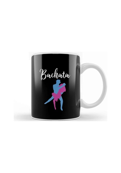 Bachata Dance Salsa Cumbia Merengue Music Latin Dancer Pink Blue Reggeaton Kupa Bardak Porselen Karışık