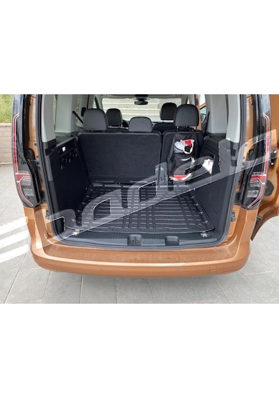 Vw Caddy 2021-2023 Arası 3d Kauçuk Bagaj Havuzu Kokusuz Badela