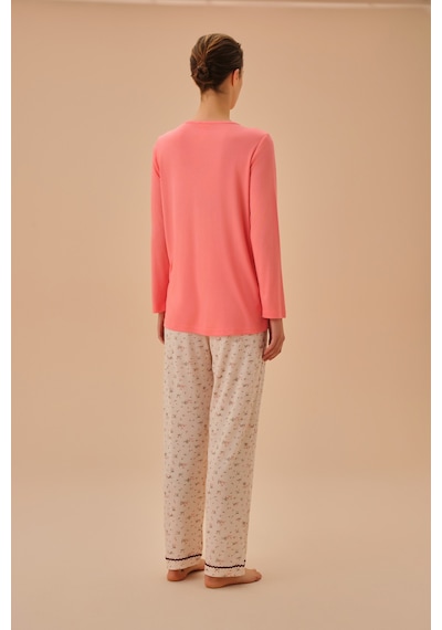 Suwen Young Mother Pijama Takımı Sh25162660334 Pembe