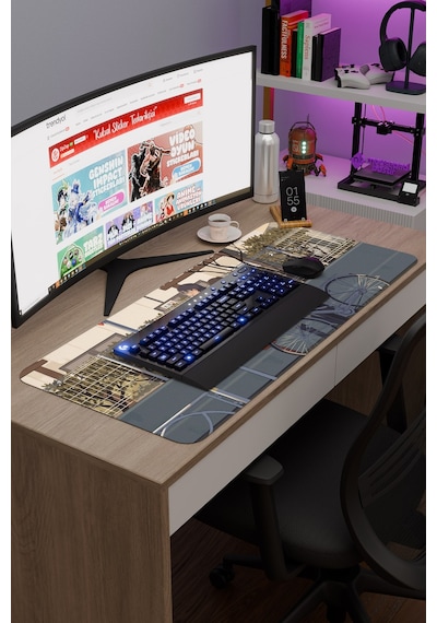 Boku No Kokoro No Yabai Yatsu Anime V1 - 90x40 Xxl Gaming Kauçuk Kaymaz Taban Mouse Pad Fare Altlığı