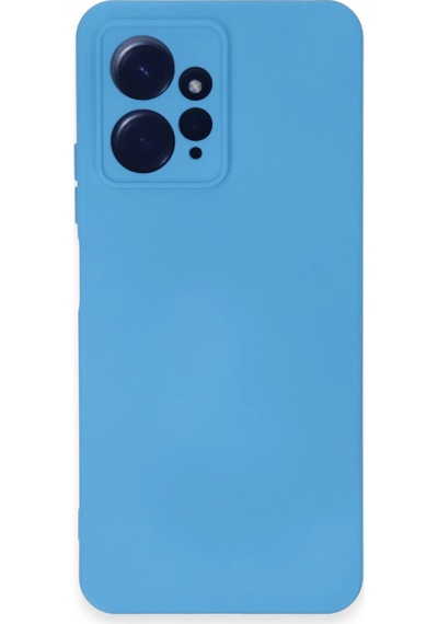 Cosmotex Newface Xiaomi Redmi Note 12 4g Kılıf Nano İçi Kadife Silikon - Mavi
