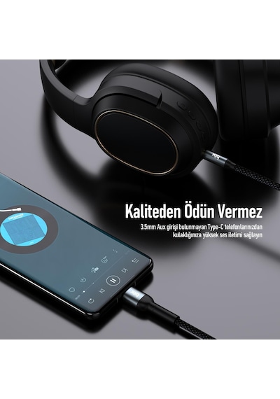 Bix Type-c 3.5mm Aux Hi-fi Ses Kablosu 1.5 Metre