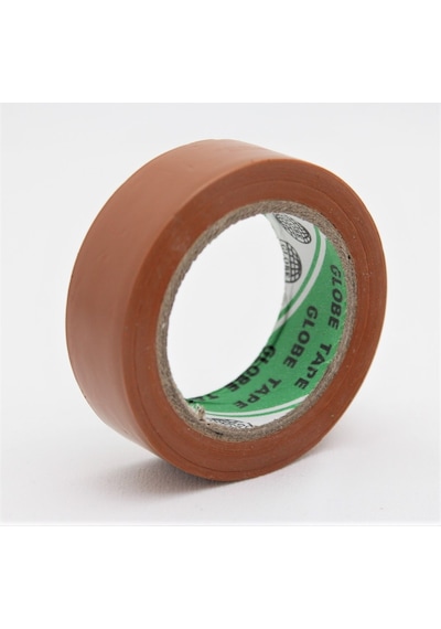 Globe Pvc Elektrik İzolasyon Bant "0.13x19x10yrds" Kahverengi