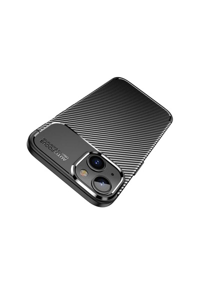 Apple Uyumlu iPhone 14 Tchs Negro Silikon Kılıf-siyah Siyah Siyah