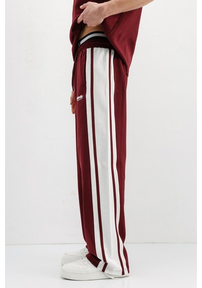 Oversize Baskılı Eşofman Takım V90-26 Bordo