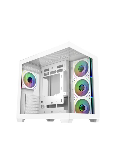 Cooler Master Elite 681 Tg E681-whnn85-s00 4x120mm Argb Fan Atx Akak0col0051