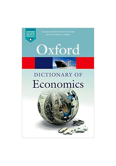 A Dictionary Of Economics (Oxford Quick Reference)
