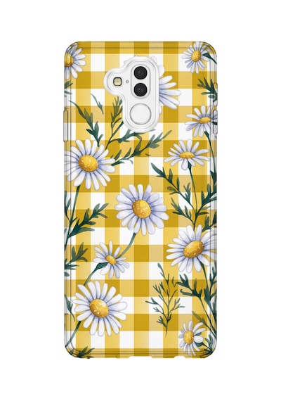 Huawei Mate 20 Lite Uyumlu Baskılı Şeffaf Telefon Kılıfı Koleksiyon: Pastel Flowers 8