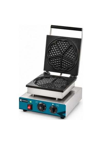 Tekli Çiçek Model Waffle Makinesi - Profesyonel Çiçek Waffle Makinesi 1750w