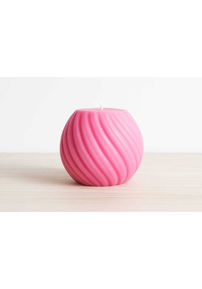 Dekoratif Desenli Soya Wax Mum Diğer