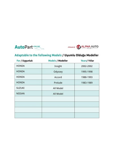 Honda Insight Odyssey Accord Prelude Suzukı Nıssan İçin Döşeme Klips - 10 Adet
