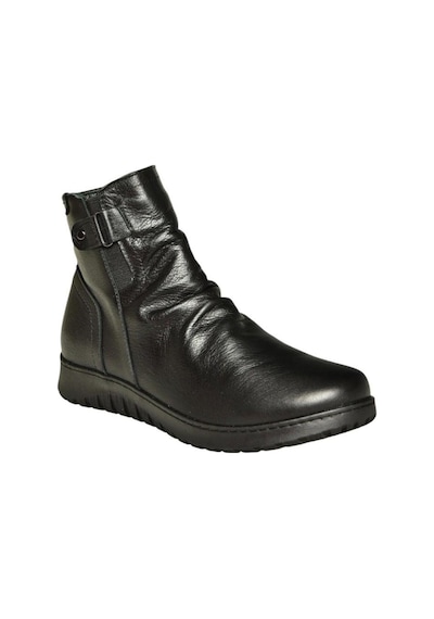 Fox Shoes V324501703 Siyah Hakiki Deri Kadın Bot Siyah-hakiki Deri