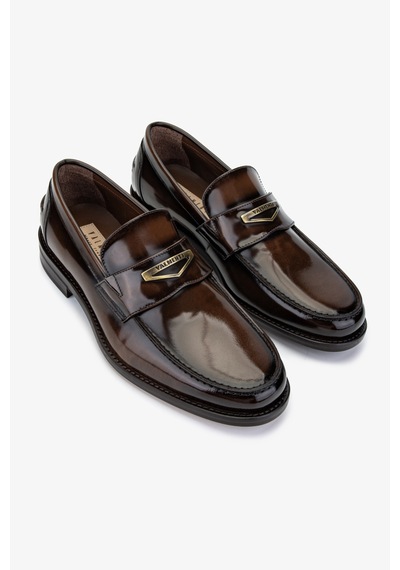 Valmenti Erkek Hakiki Deri Taba Loafer Ayakkabı 1016 133 Erk Ayk Sk24-25 Vıskı Acma Taba