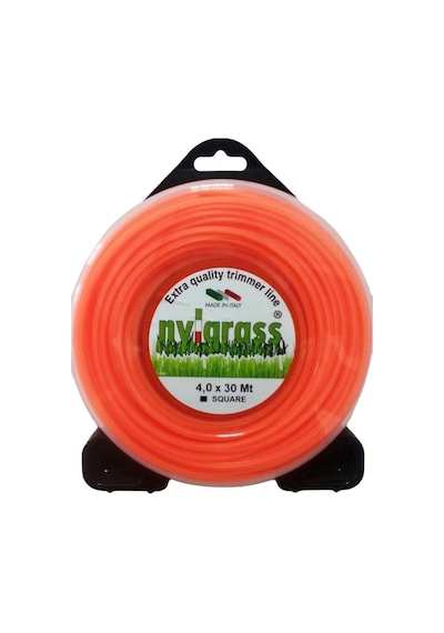 Nylgrass Tırpan Misinası Turuncu Dörtköşe 4 Mm 30 Mt