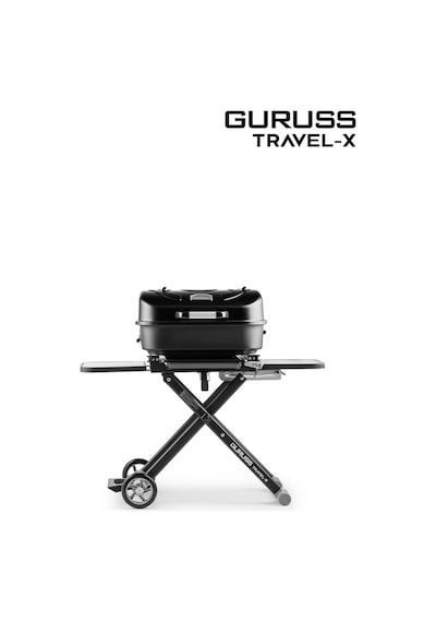 Guruss Travel-x Taşınabilir Mangal Siyah Model:grs40