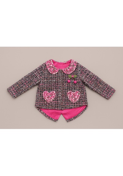 For My Baby Bebe Yaka Cep Detaylı Ceket Çok Renkli