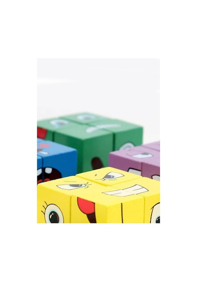 Montessori Eğitici Rubik Emoji Bulmaca Zeka Kutu Oyunu El Becerisi Ve Görsel Zeka Geliştirici Oyun