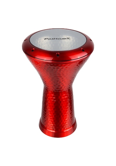 MASTERWORK ÇÖMLEK DARBUKA DÜZ KIRMIZI MODEL