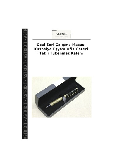 Özel Seri Çalışma Masası Kırtasiye Eşyası Ofis Gereci Tekli Tükenmez Kalem Çok Renkli
