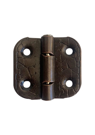 Bronz Tavla Menteşesi Stoplu Mobilya Kutu Menteşesi 2 Adet Bronz En:3cm Boy:3cm